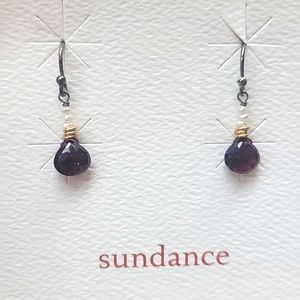 Sundance earrings red drop